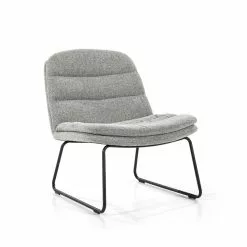 Bermo Vaaleanharmaa Nojatuoli