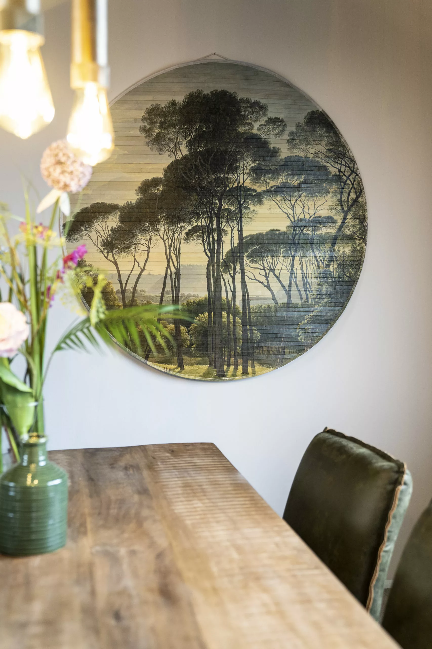 Morita Forest Large, Pyöreä Seinäkoriste - Image 3