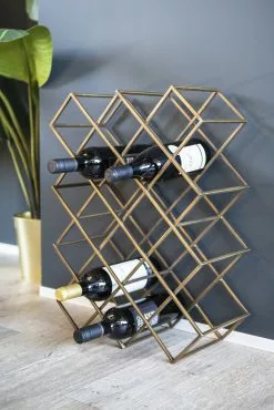 BY-BOO Viinipulloteline Large, Messinki