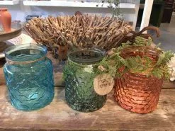 Natural Collections Lasinen Vaasi Tai Lyhty