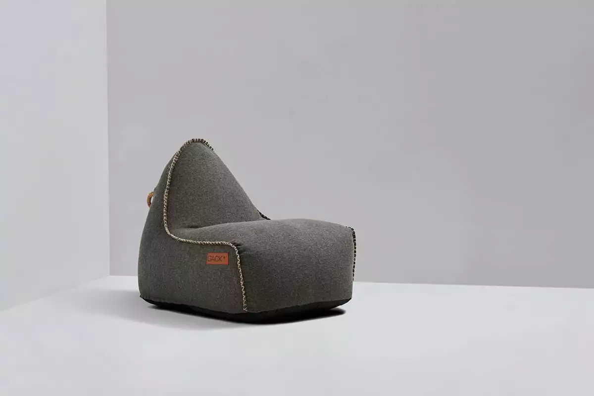 RETROit Cobana Säkkituoli Harmaa, SACKit