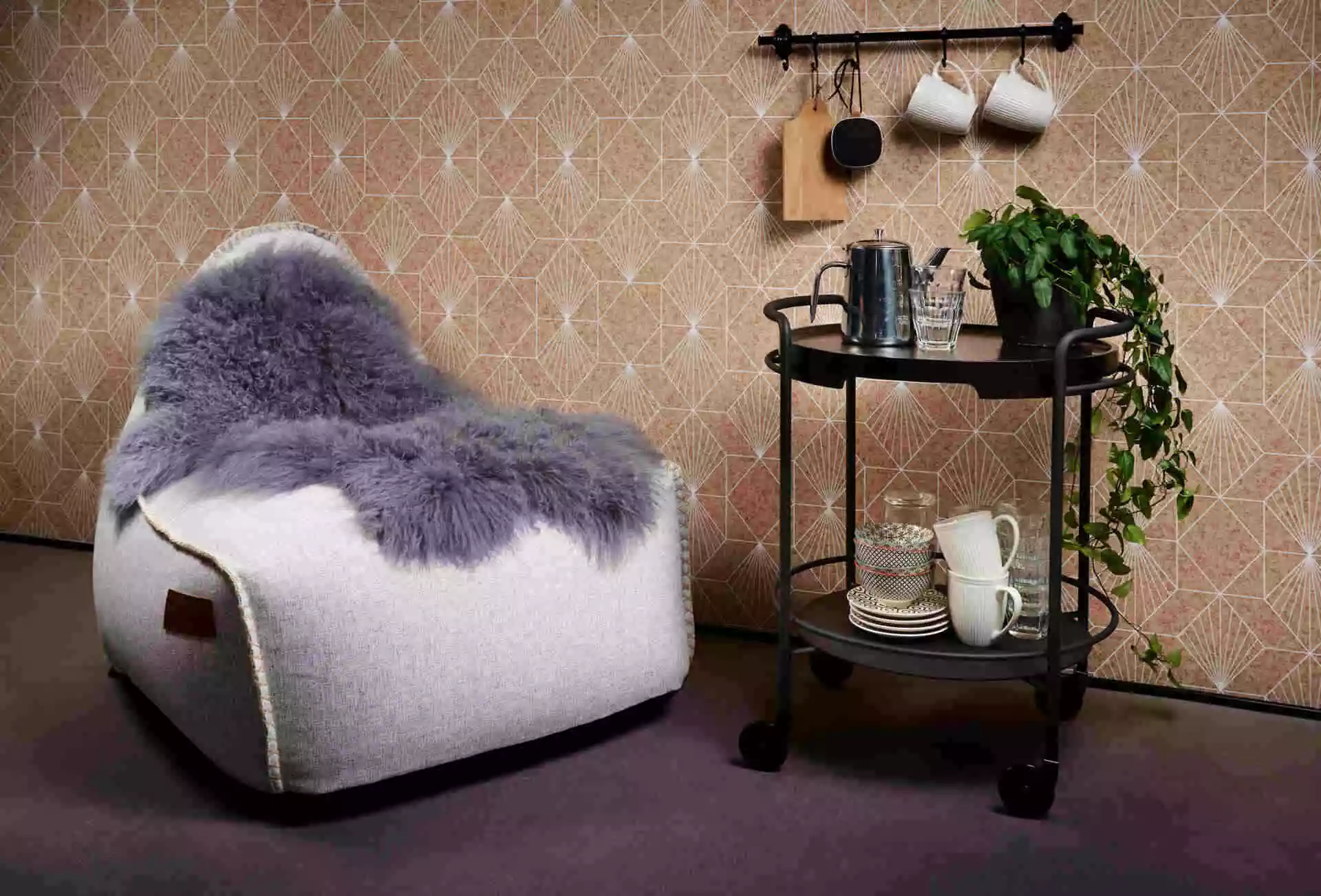 RETROit Cobana Säkkituoli Petrolinsininen, SACKit - Image 4