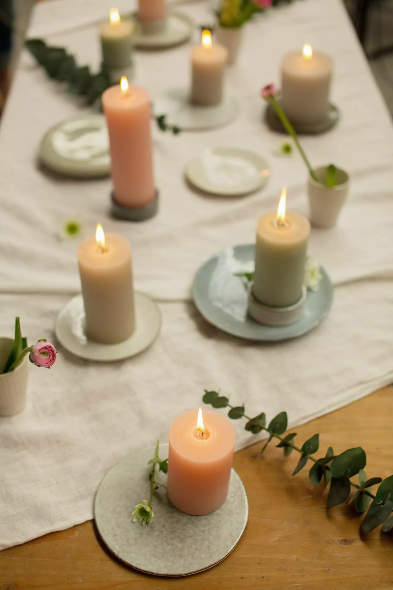 RUSTIK LYS Pöytäkynttilät M