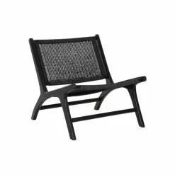 Lazy Loom Nojatuoli, Musta