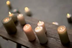 RUSTIK LYS Pöytäkynttilä L