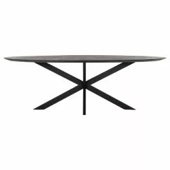 Timeless Shape Ovaali Ruokapöytä Musta