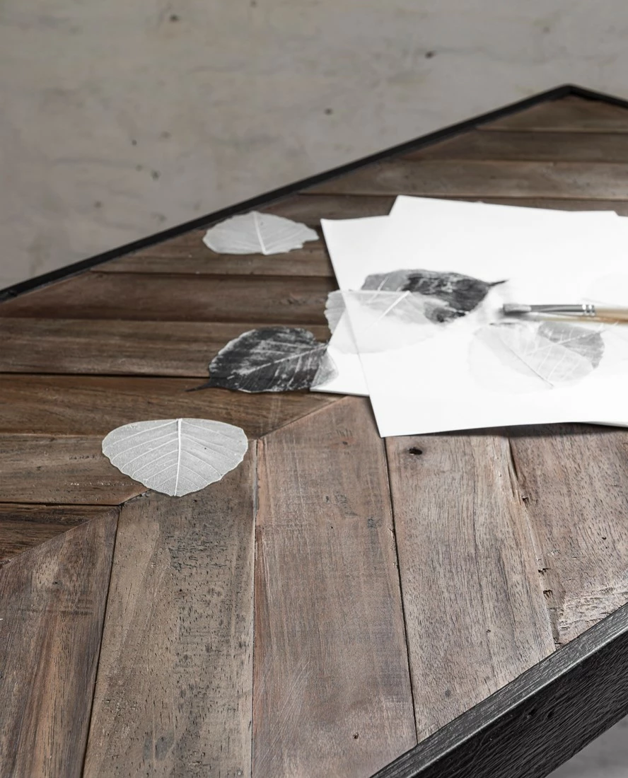 CRISS CROSS Tiikkipuinen Työpöytä - Image 6