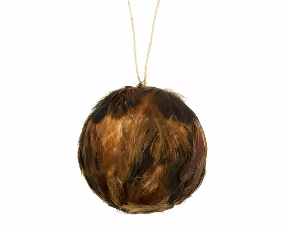 Koristepallo, Fasaaninhöyhenistä