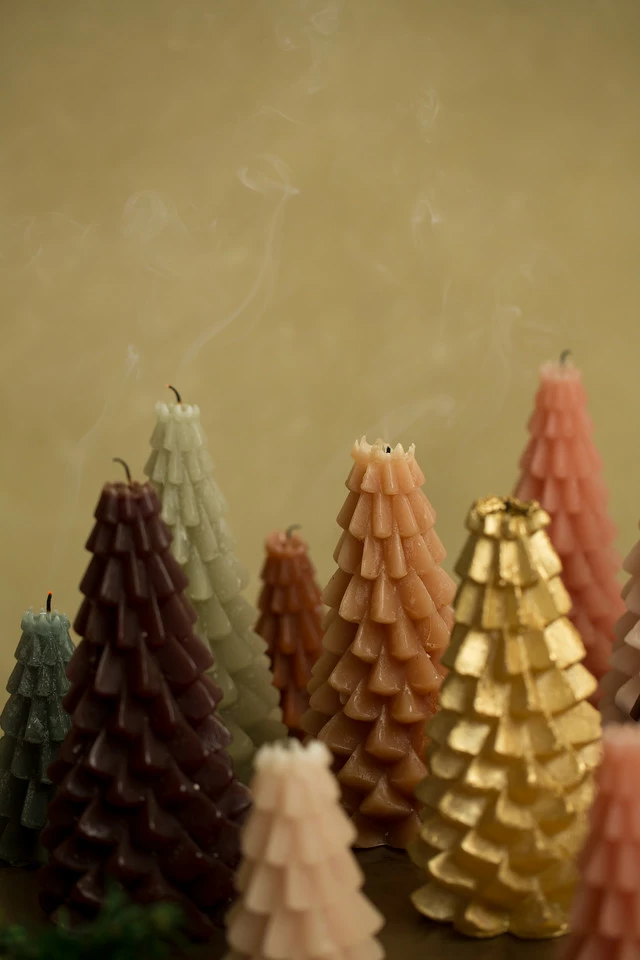 RUSTIK LYS Kuusikynttilä L, Vaaleanvihreä - Image 5