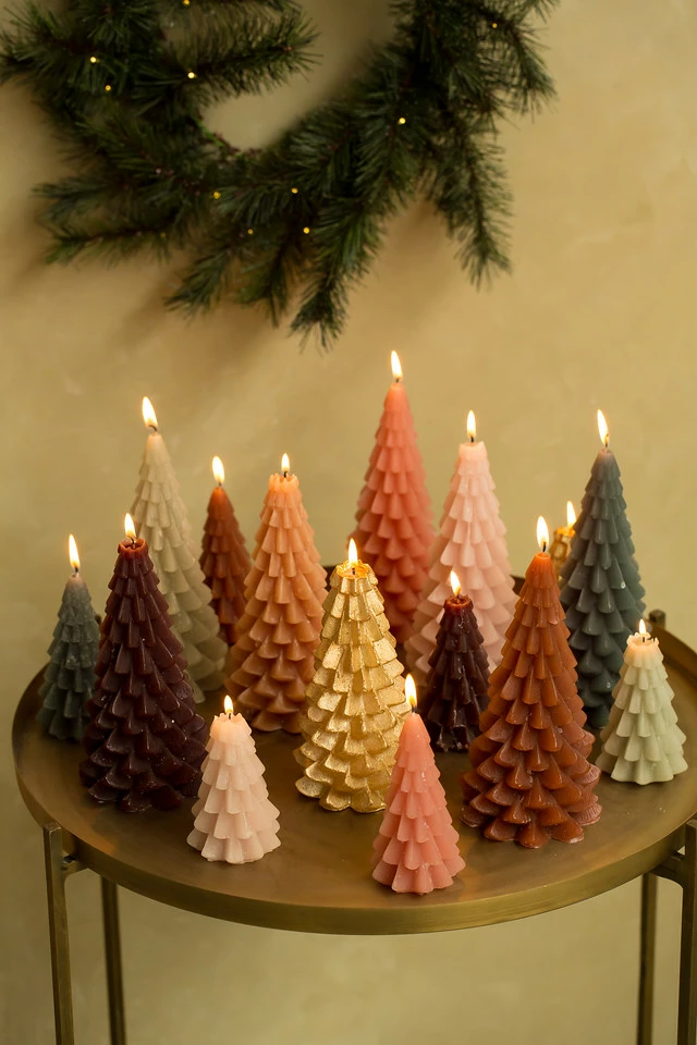 RUSTIK LYS Kuusikynttilä L, Vaaleanvihreä - Image 6